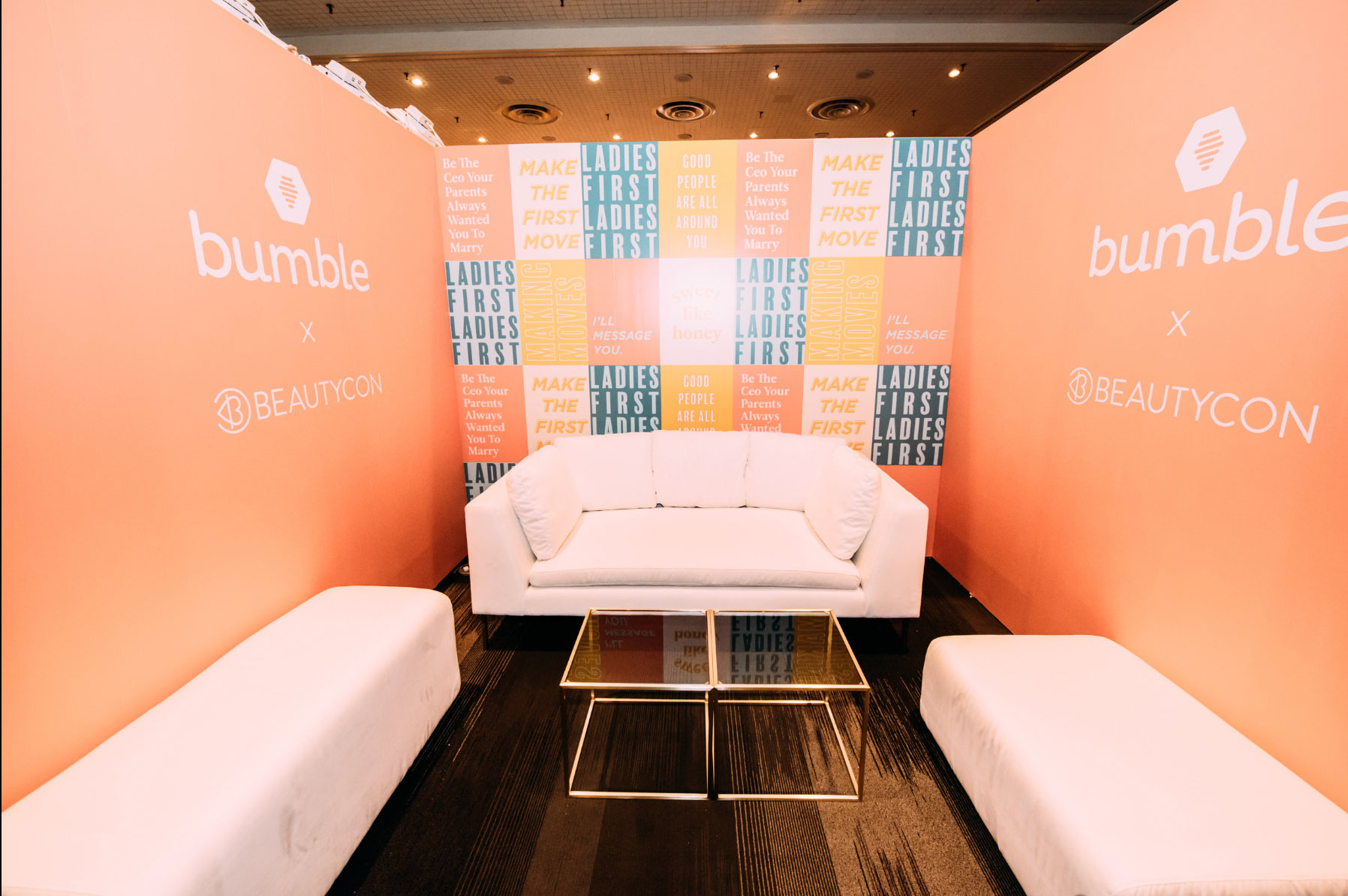 beautycon bumble booth