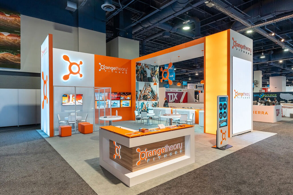 orangetheory fitness exhibit at tradeshow