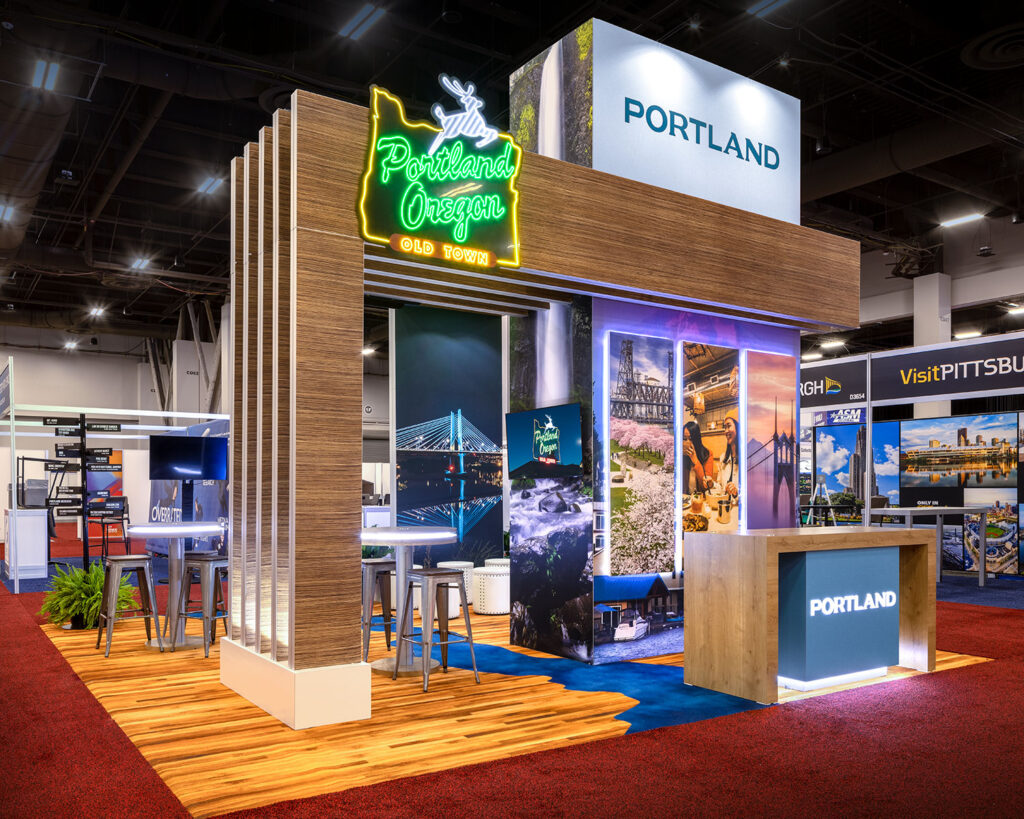 portland oregon travel exhibit booth